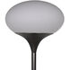 Drop 67 inch 60.00 watt Gun Metal Floor Lamp Portable Light