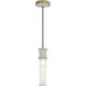 Kane 1 Light 5 inch Celadon with Modern Brass Pendant Ceiling Light