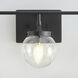 Bryce 3 Light 21.75 inch Midnight Black Bath Vanity Wall Sconce Wall Light