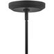 Lisa McDennon Luca LED 27.75 inch Black Chandelier Ceiling Light, Multi Tier