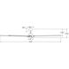 Hydra 120 inch Matte White Downrod Ceiling Fan in 3500K