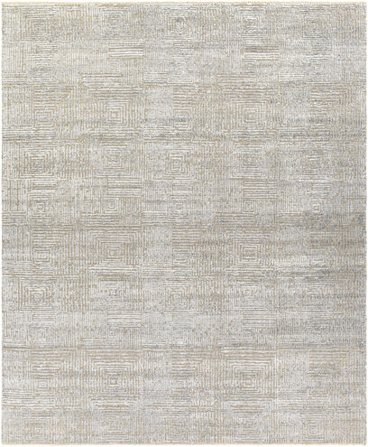 Lora 120 X 96 inch Light Gray Rug in 8 x 10, Rectangle