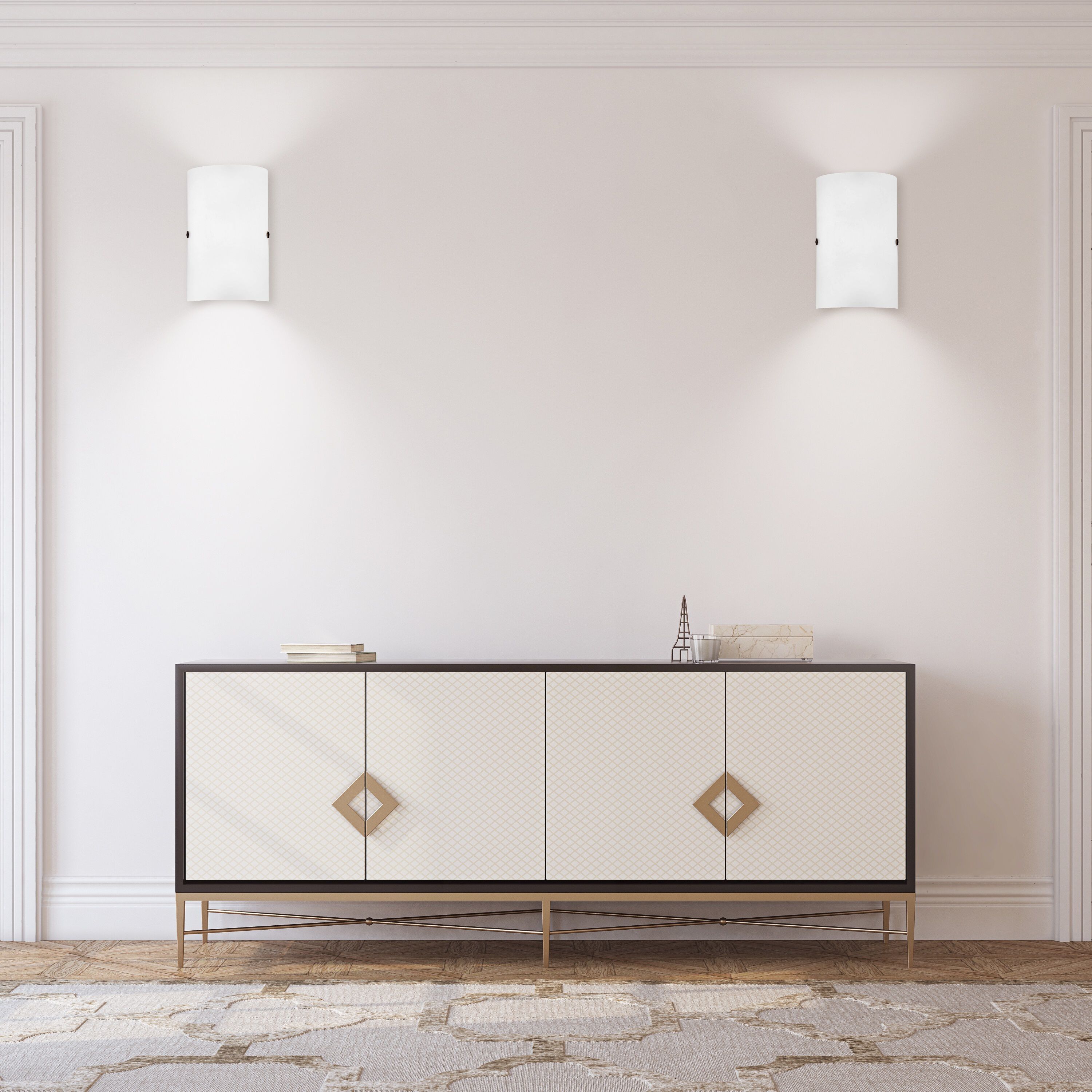 Troy 3 1 Light 7.1 inch Matte Nickel Wall Sconce Wall Light