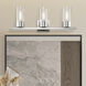 Carson 3 Light 23 inch Brushed Nickel Vanity Sconce Wall Light