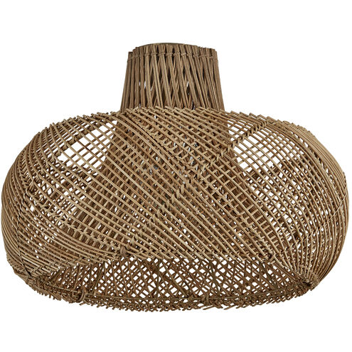Kylo 1 Light 22 inch Patina Brass Semi Flush Ceiling Light