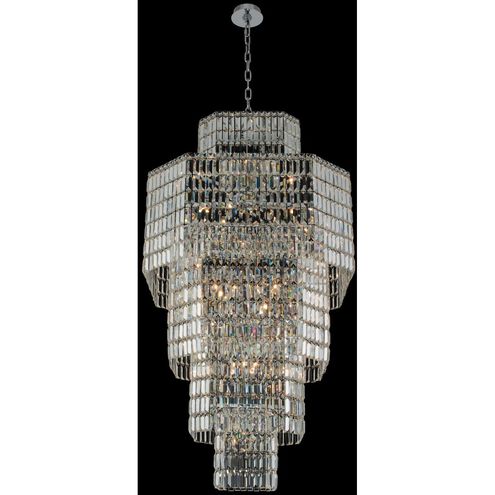 Livelli 25 Light 37 inch Polished Chrome Foyer Light Ceiling Light in Firenze