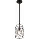 Zucca 1 Light 7 inch English Bronze and Antique Gold Pendant Ceiling Light