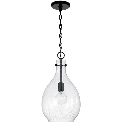 Brentwood 1 Light 9.75 inch Matte Black Pendant Ceiling Light