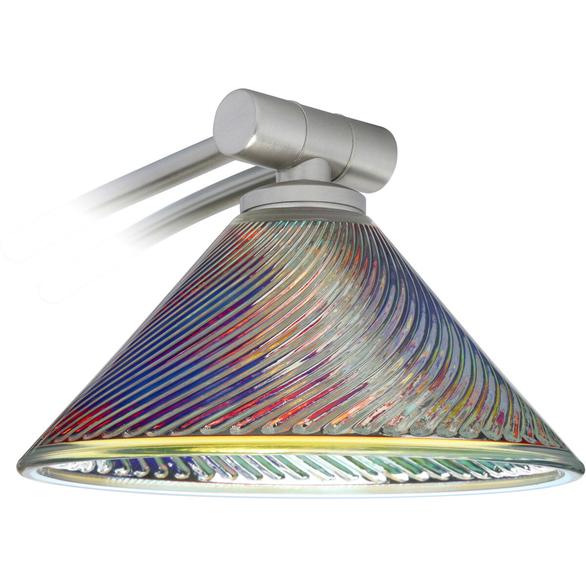 Kona 1WW 14 inch 50 watt Satin Nickel Swing Arm Sconce Wall Light