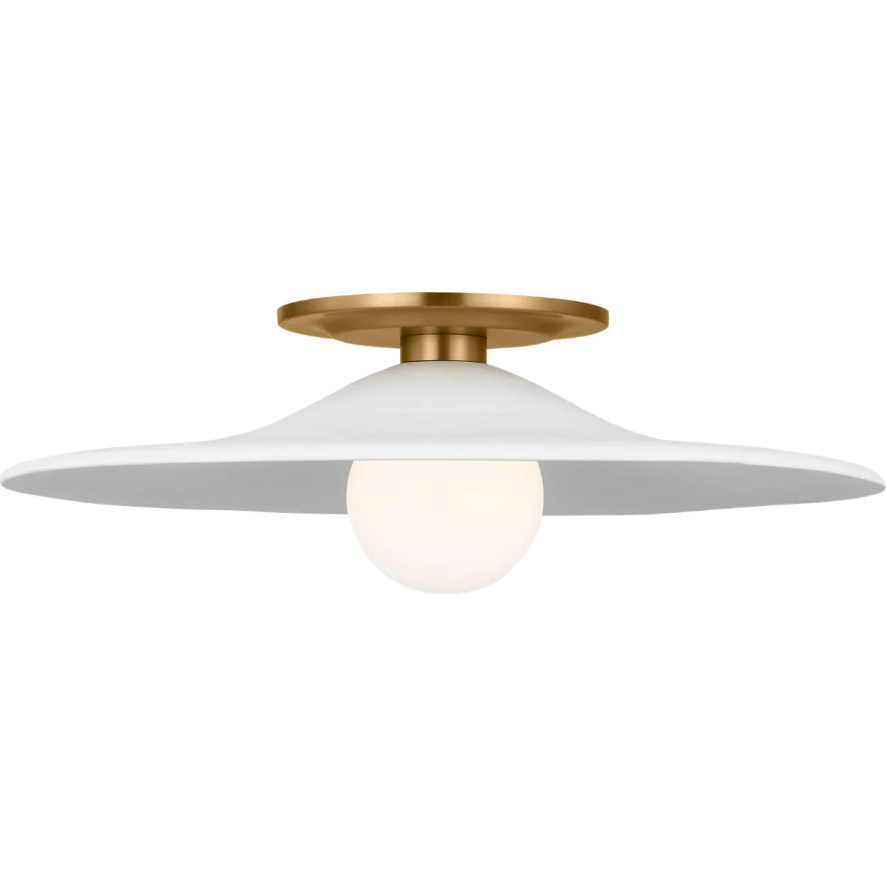 kate spade new york Endicott 1 Light 16 inch Burnished Brass Flush Mount Ceiling Light