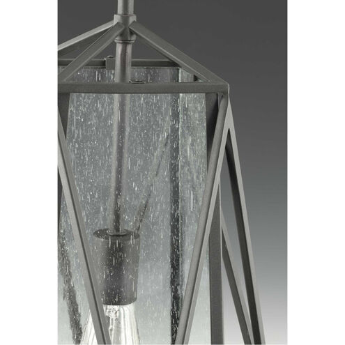 Marque 1 Light 8 inch Graphite Mini-Pendant Ceiling Light, Design Series