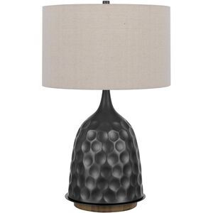 Oskaloosa 29 inch 150.00 watt Charcoal Grey Table Lamp Portable Light