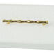 Faux Leather 13 X 6 inch White and Gold Box