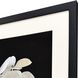 Modern Hydrangea White and Beige and Black and Neutral Framed Art