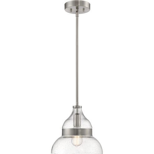 Smyth 1 Light 11 inch Brushed Polished Nickel Mini Pendant Ceiling Light