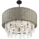 Breakers Isle 9 Light 32.63 inch Coal Pendant Ceiling Light