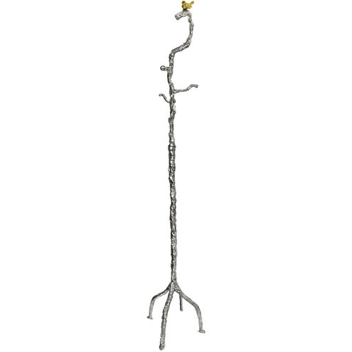 Anita 71 inch Shiny Gold Coat Hanger