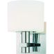Stem 1 Light 5.5 inch Chrome Wall Sconce Wall Light, Bath