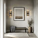 Meridian 2 Light 6 inch Matte Black Wall Sconce Wall Light