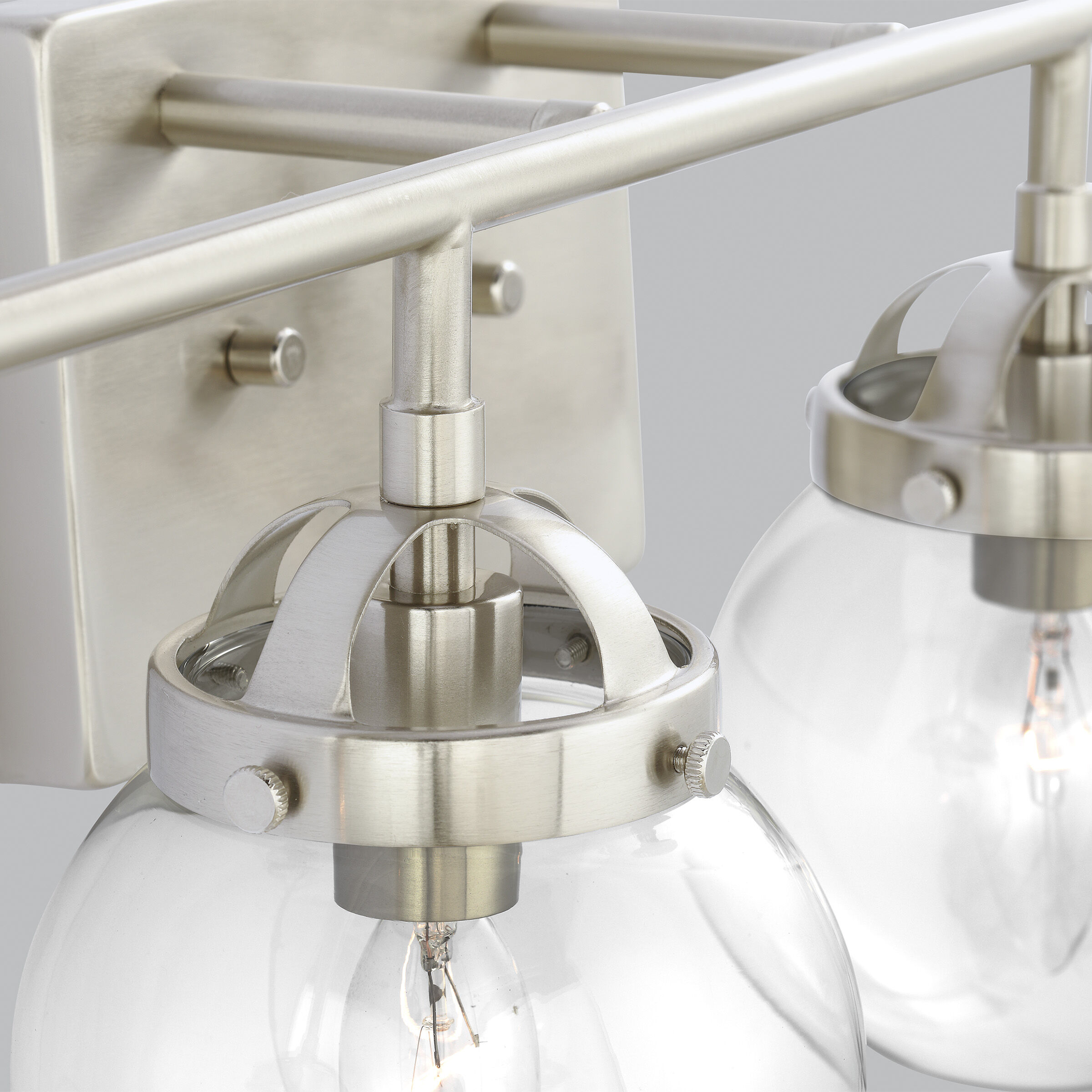 Bryce 4 Light 30 inch Brushed Nickel Bath Vanity Wall Sconce Wall Light