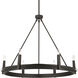 Dalvor 6 Light 36 inch Dark Bronze Pendant Ceiling Light