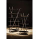 Gautama 64 X 29 X 29 inch Matte Black Shelf