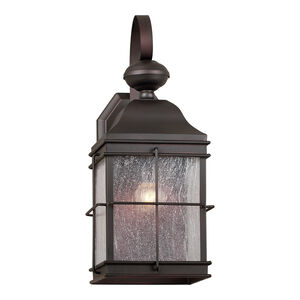 Signature 1 Light 17 inch Antique Bronze Outdoor Wall Light
