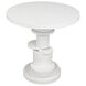 Hugo 28 X 28 inch Solid White Side Table