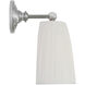 Amber Lewis Matos LED 10 inch Polished Nickel Sconce Wall Light