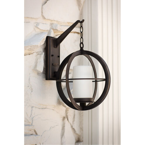 Open Air Compass 1 Light 21 inch Oil Rubbed Bronze Outdoor Wall Lantern, Large