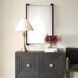 Cunene 39.25 X 26 inch Gold Leaf and Matte Black Wall Mirror