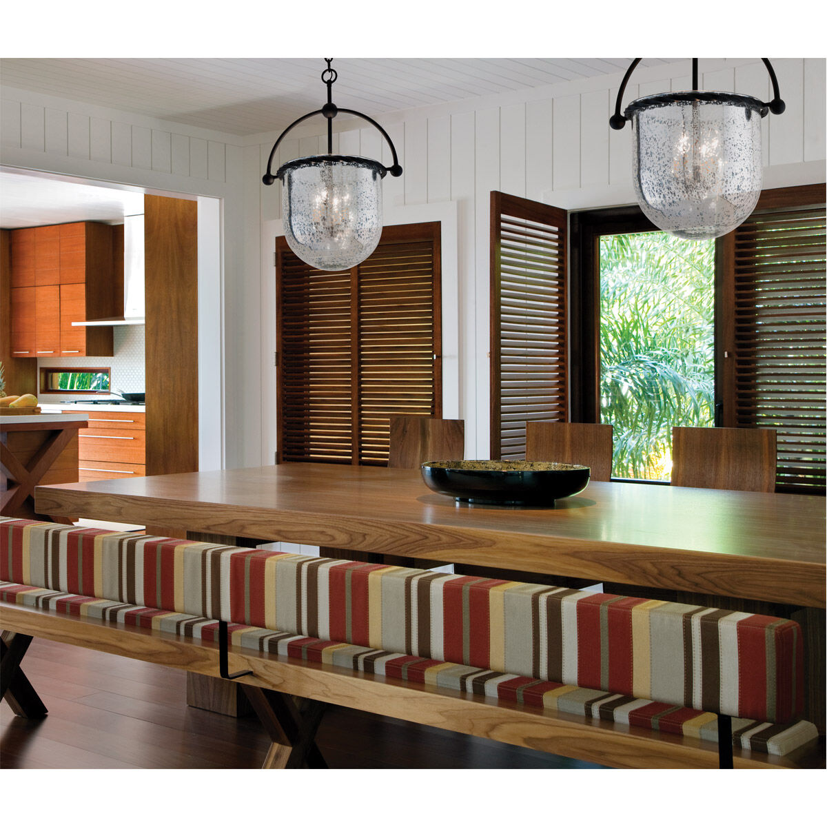 Mercury 3 Light 17 inch Old Iron Pendant Ceiling Light