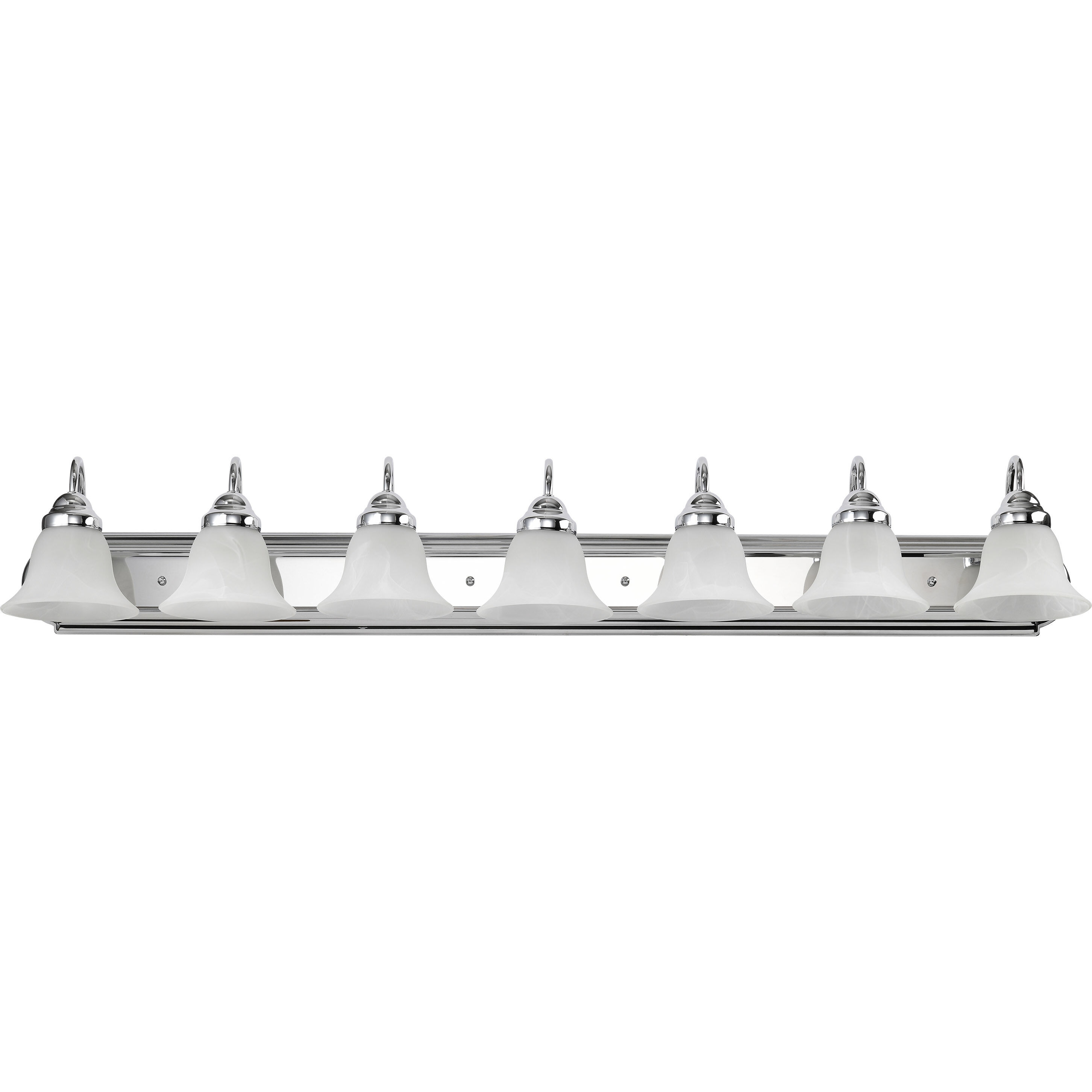 Ballerina 7 Light 48 inch Polished Chrome Vanity Light Wall Light