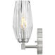 Ana 2 Light 13.75 inch Polished Nickel Bath Light Wall Light