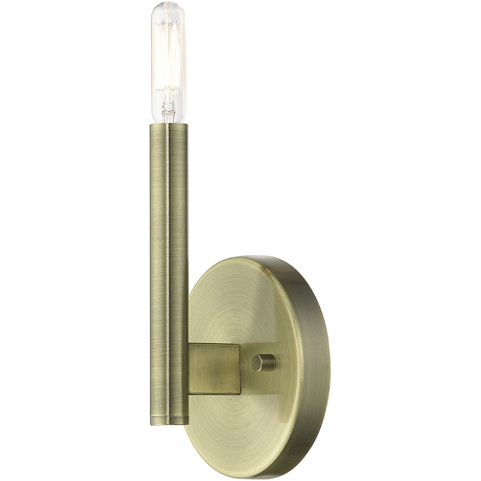 Copenhagen 1 Light 5.13 inch Antique Brass ADA Wall Sconce Wall Light, Single
