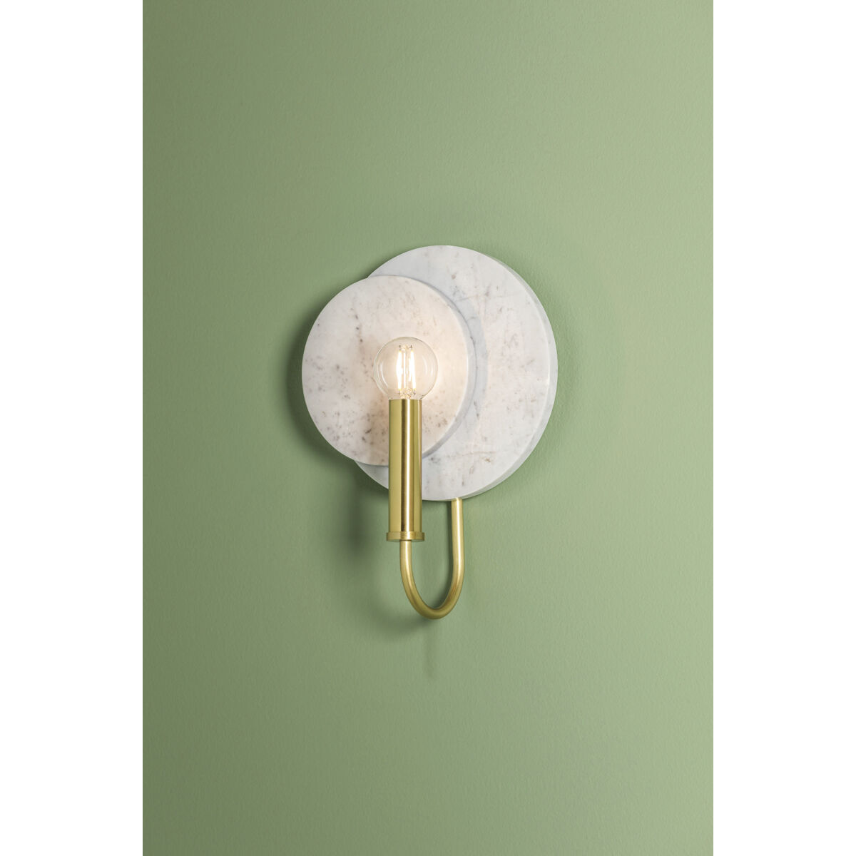 Tula 1 Light 8.5 inch Aged Brass Wall Sconce Wall Light