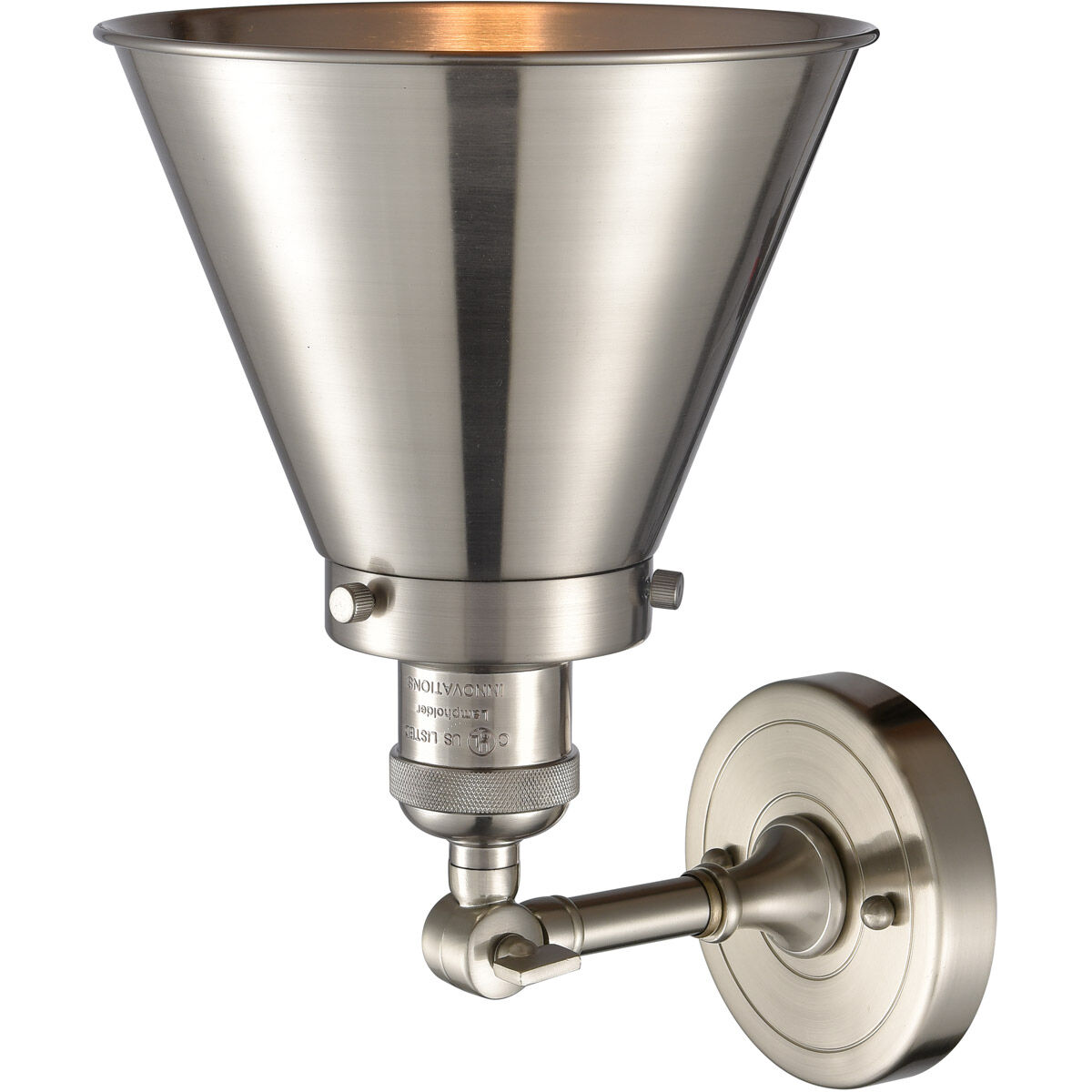 Franklin Restoration Appalachian LED 8 inch Brushed Satin Nickel Sconce Wall Light, Franklin Restoration