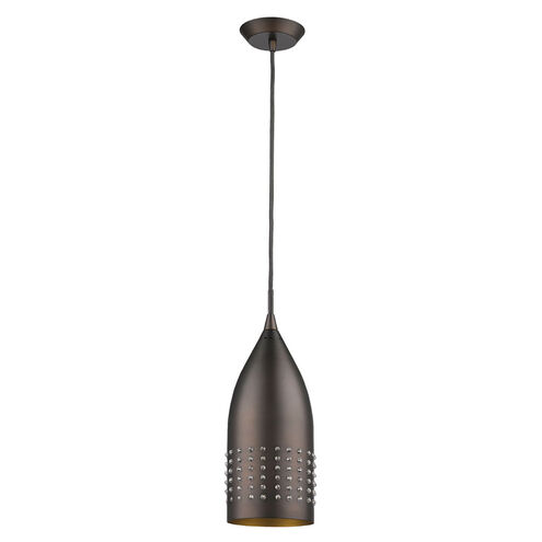 Prism 1 Light 5 inch Oil Rubbed Bronze Pendant Ceiling Light