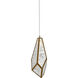 Glace 1 Light 5.5 inch Silver Multi-Drop Pendant Ceiling Light