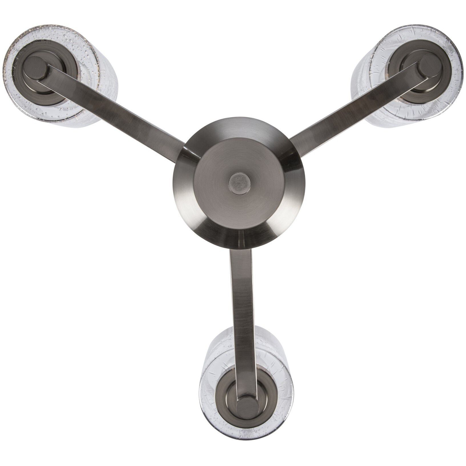 Mod Pod 3 Light 21 inch Brushed Nickel Chandelier Ceiling Light