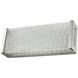 Evoke LED 12 inch Chrome Vanity Bar Light Wall Light
