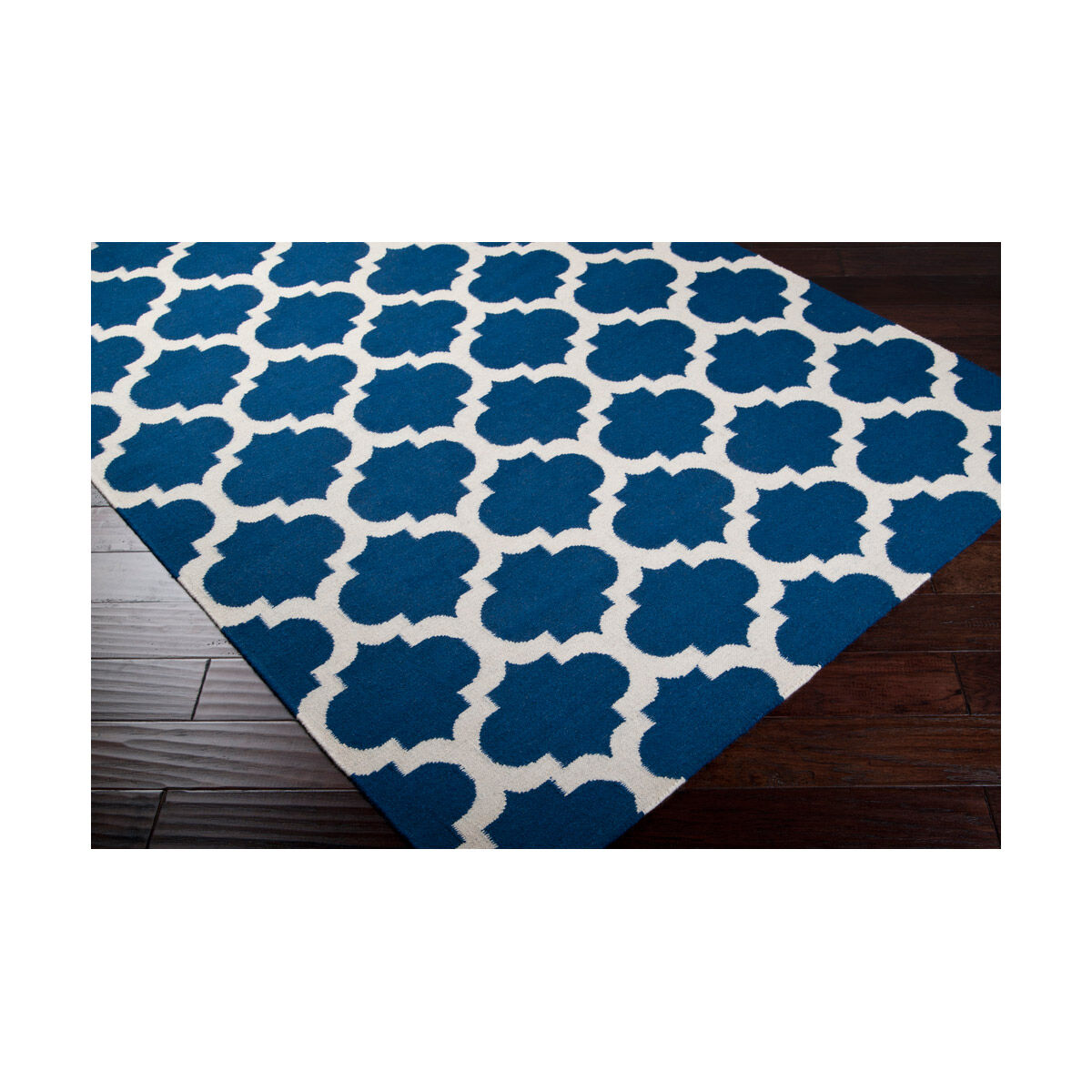 Frontier 132 X 96 inch Blue and Neutral Area Rug, Wool