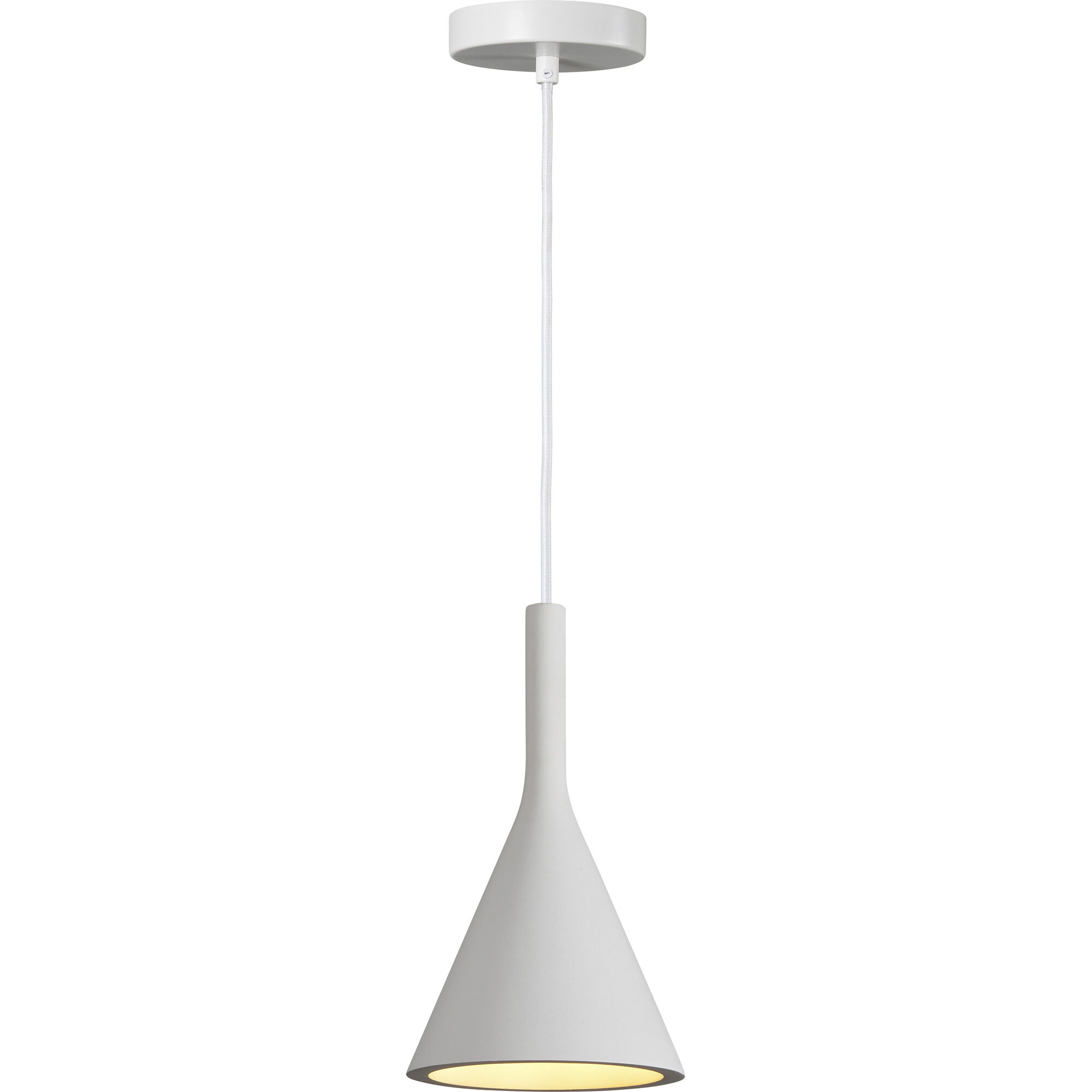 Hottah 1 Light 6.5 inch White Pendant Ceiling Light