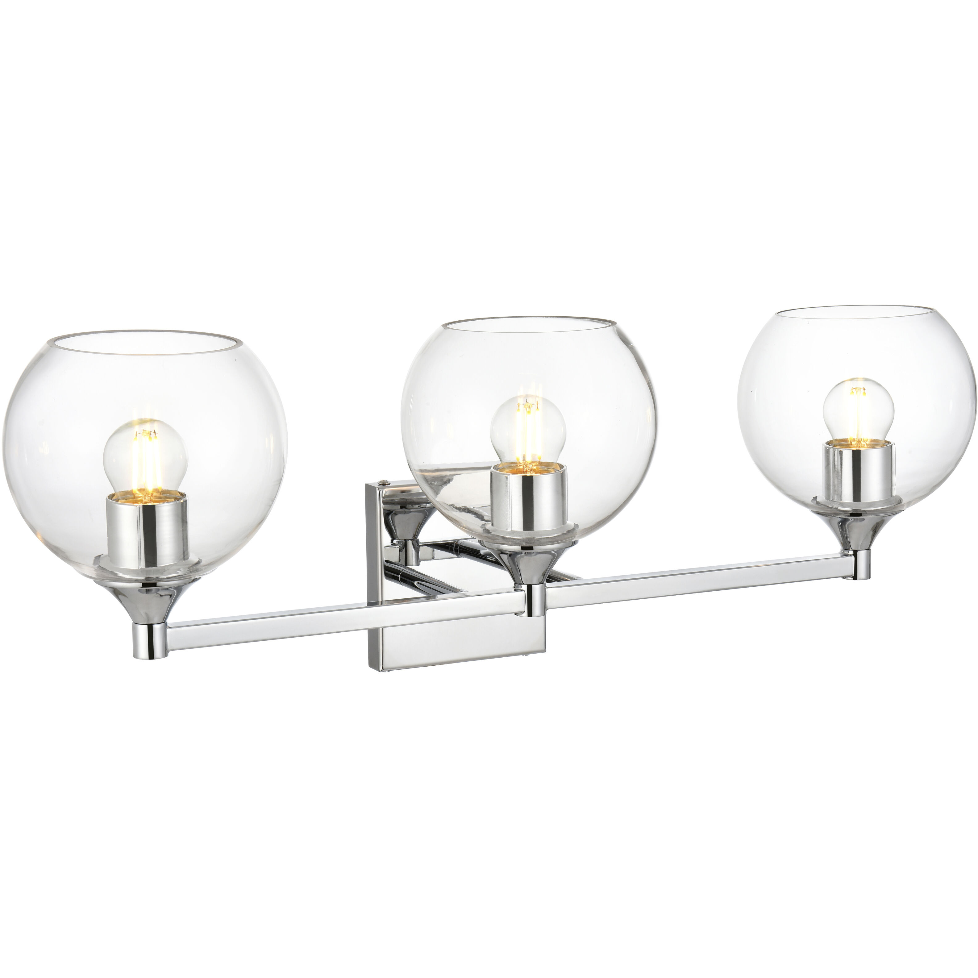 Foster 3 Light 25 inch Chrome Bath Sconce Wall Light