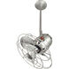 Matthews-Gerbar Bianca Direcional 13 inch Brushed Nickel Ceiling Fan, Matthews-Gerbar
