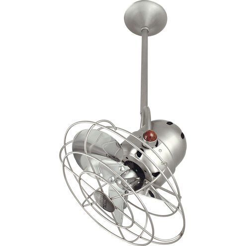 Matthews-Gerbar Bianca Direcional 13 inch Brushed Nickel Ceiling Fan, Matthews-Gerbar