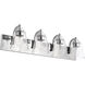 Fort Worth 4 Light 30 inch Chrome Bath Vanity Wall Light