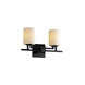Limoges LED 16 inch Matte Black Bath Bar Wall Light in 1400 Lm LED, Sawtooth, Cylinder with Flat Rim, Aero