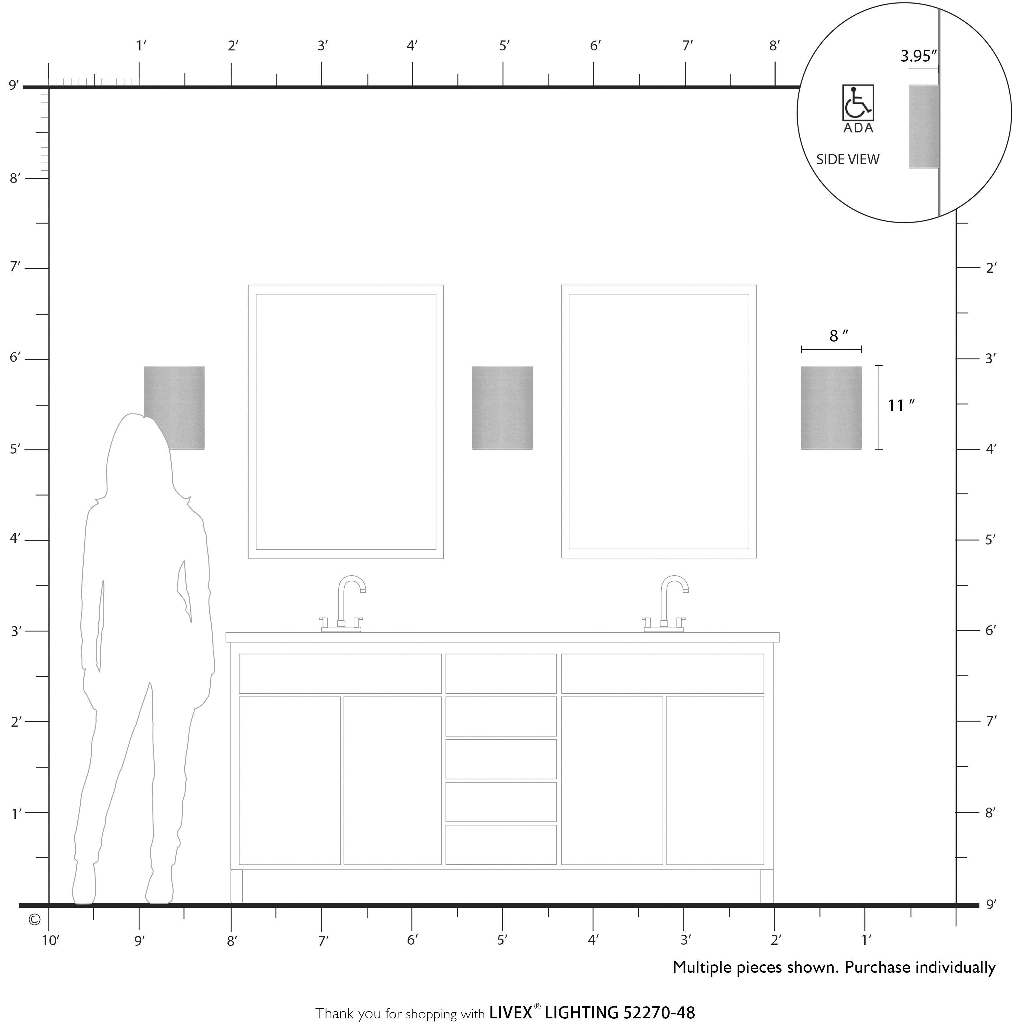 Summit Wall Sconce Wall Light in Antique Gold Leaf