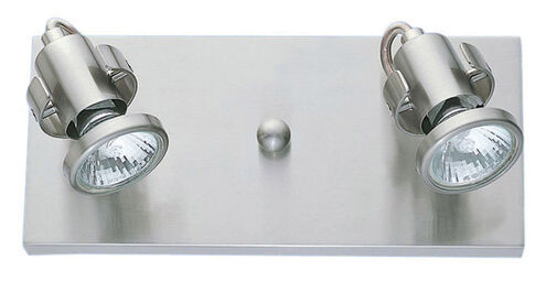 Tukon 1 Matte Nickel 60 watt 2 Light Spot Light